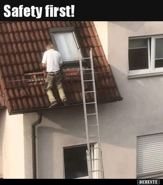 Safety first!.. - Lustige Bilder | DEBESTE.de