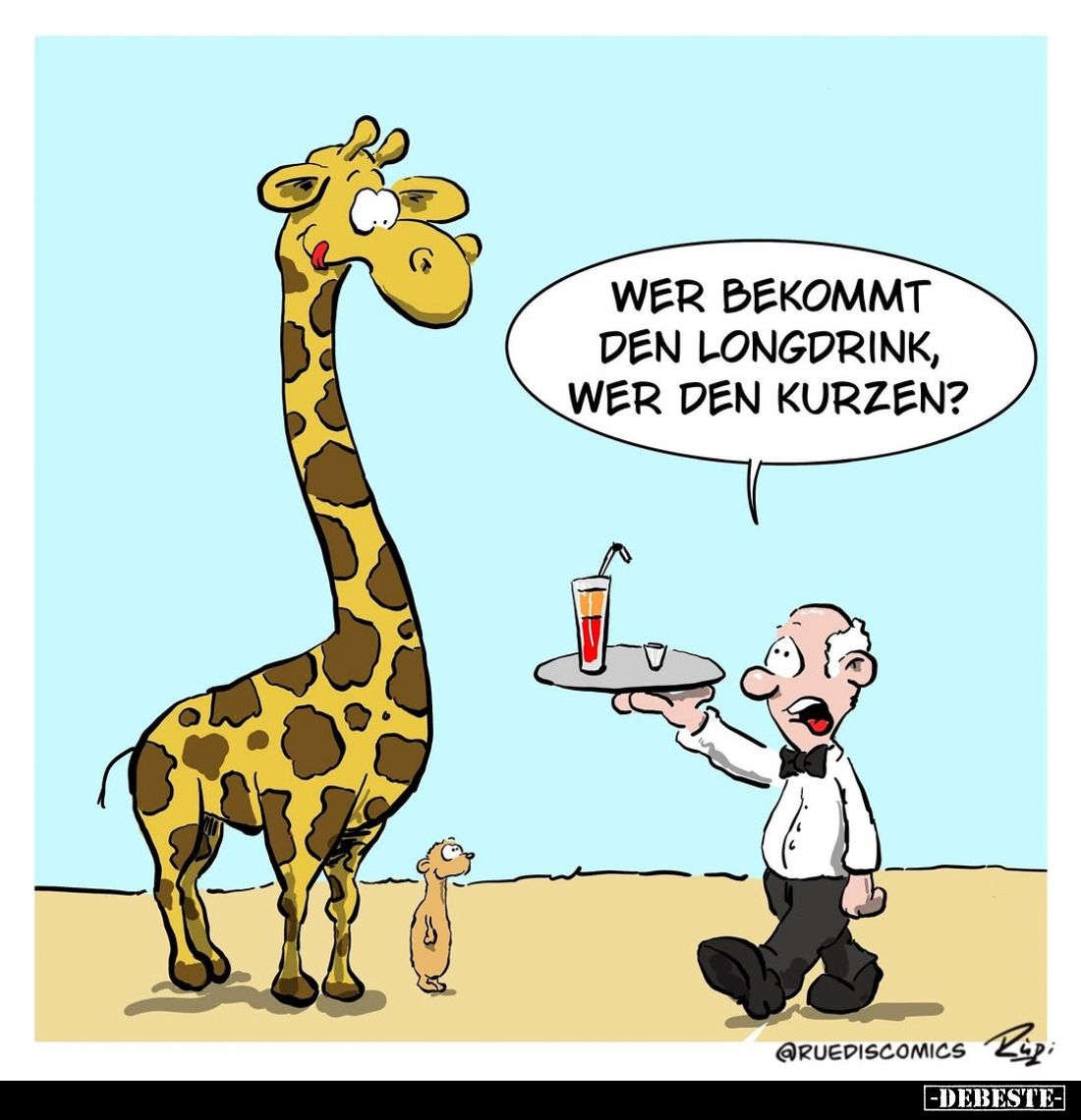 Wer bekommt den Longdrink,
wer den Kurzen?