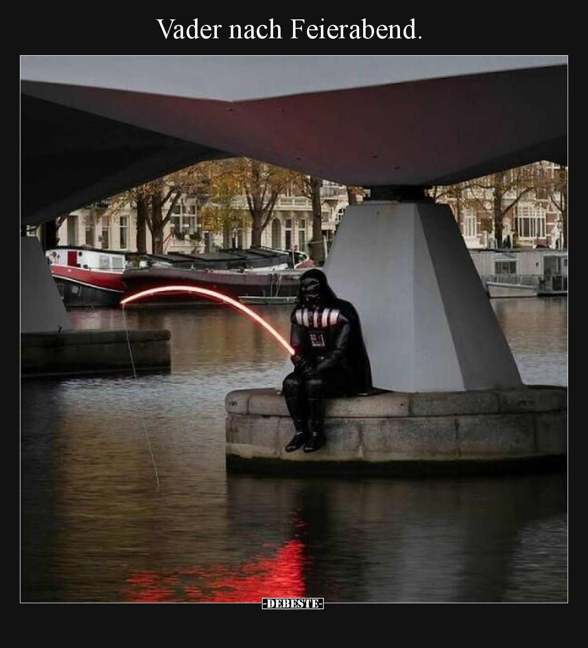 Vader nach Feierabend