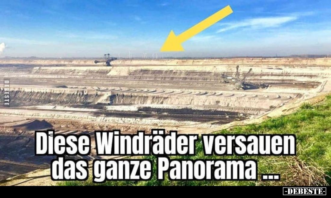 Diese Windräder versauen das ganze Panorama
