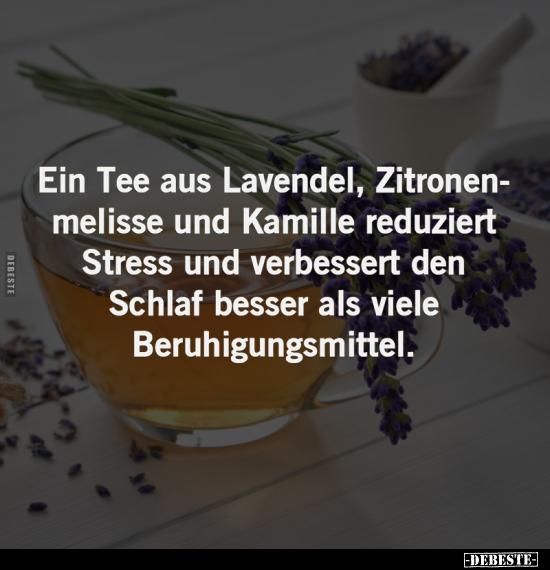 Lavendel, Stress, Schlaf