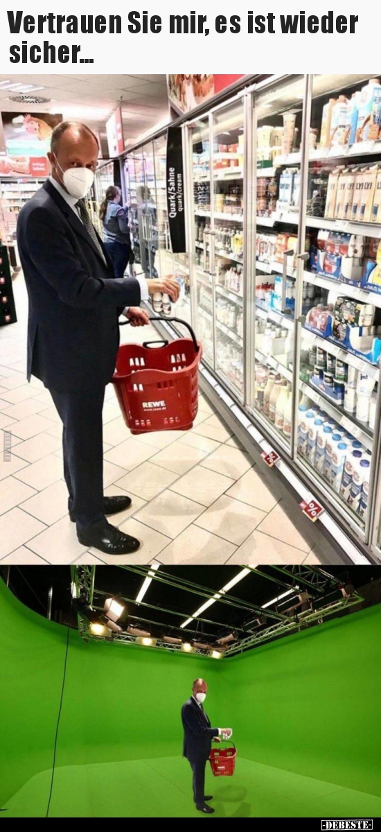 Vertrauen Sie mir, es ist wieder sicher...