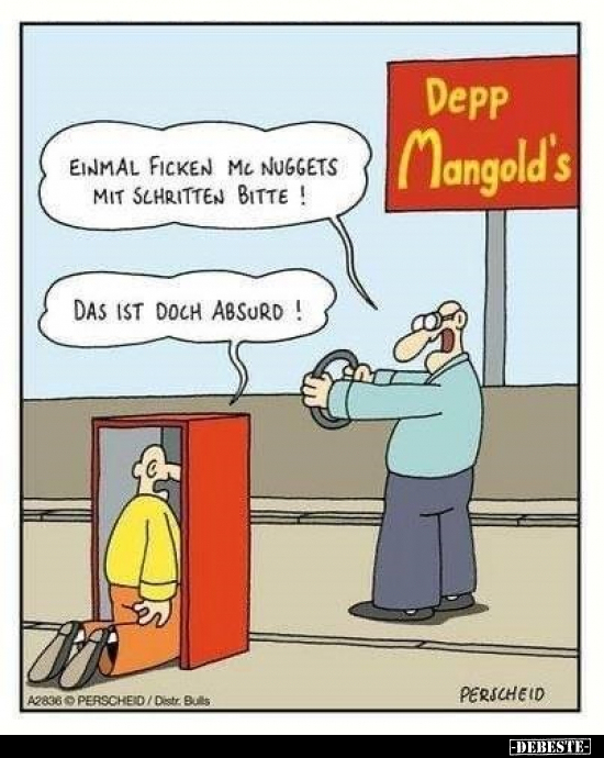 Einmal fic*ken Mc Nuggets mit Schritte bitte!.. - Lustige Bilder | DEBESTE.de