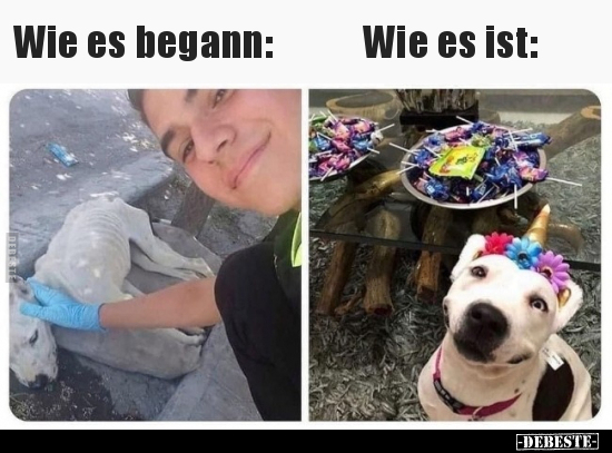 Wie es begann:

Wie es ist: