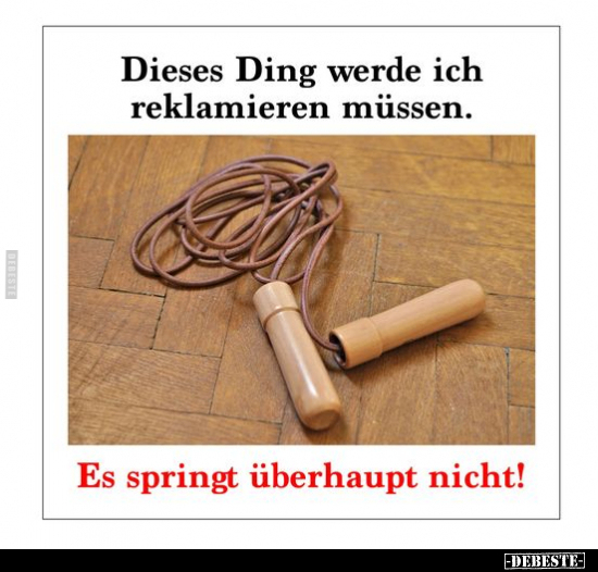 Dieses Ding werde ich reklamieren müssen.. - Lustige Bilder | DEBESTE.de