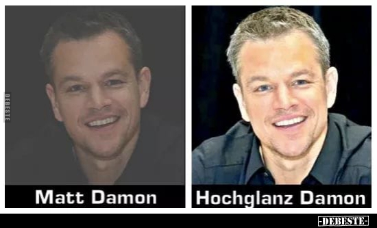 Matt Damon / Hochglanz Damon.. - Lustige Bilder | DEBESTE.de