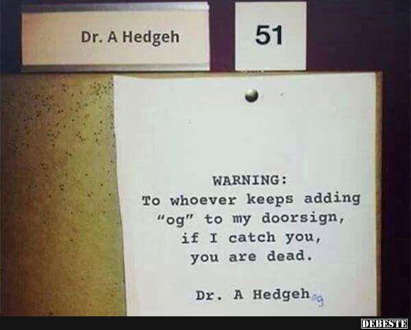 Dr. A Hedgeh - Lustige Bilder | DEBESTE.de