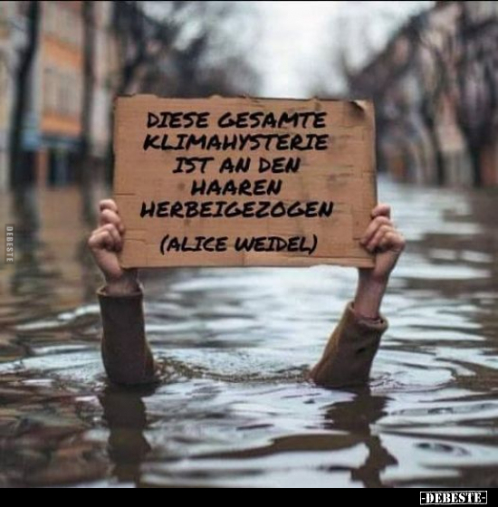 Diese gesamte Klimahysterie.. - Lustige Bilder | DEBESTE.de