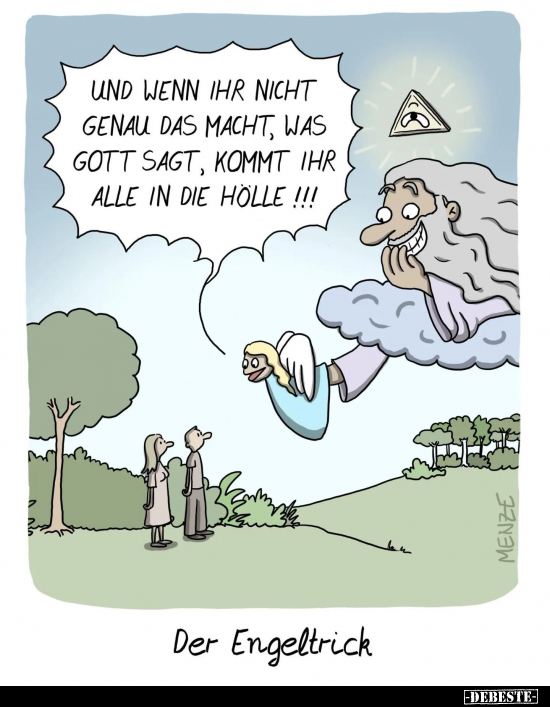 Und wenn ihr nicht genau das macht, was Gott sagt.. - Lustige Bilder | DEBESTE.de