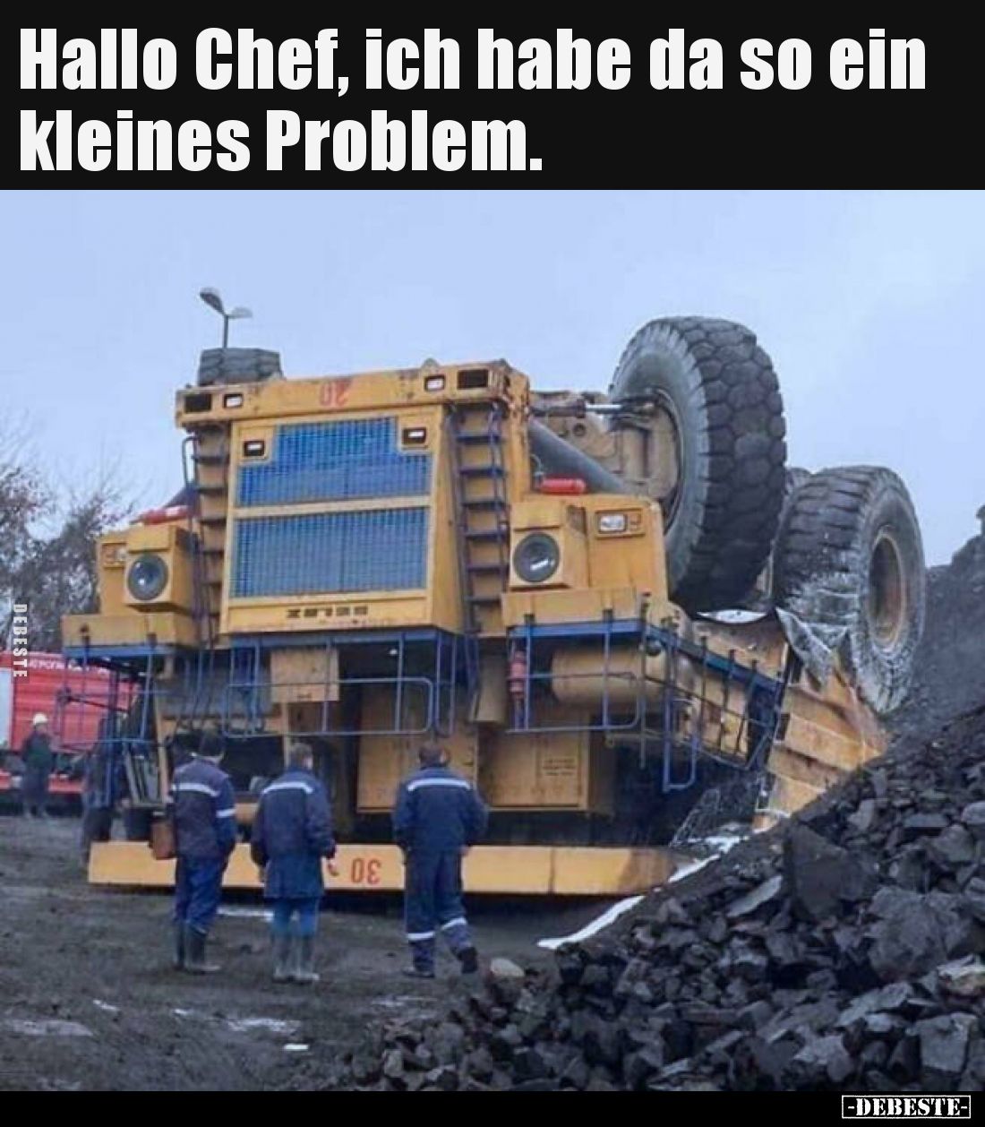 Hallo Chef, ich habe da so ein kleines Problem...