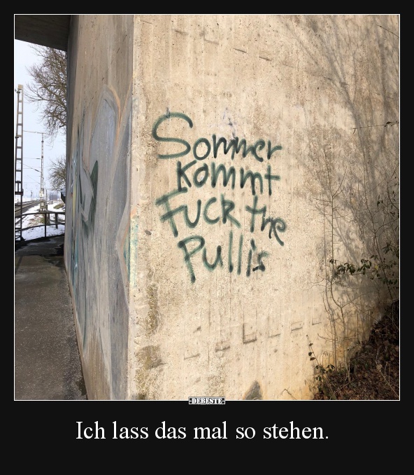 Ich lass das mal so stehen.