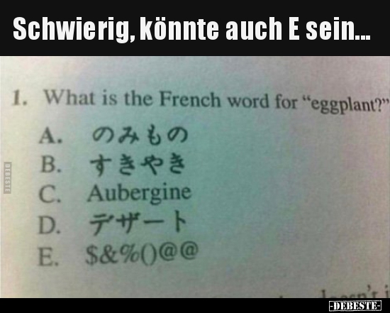 Schwierig, könnte auch E sein...