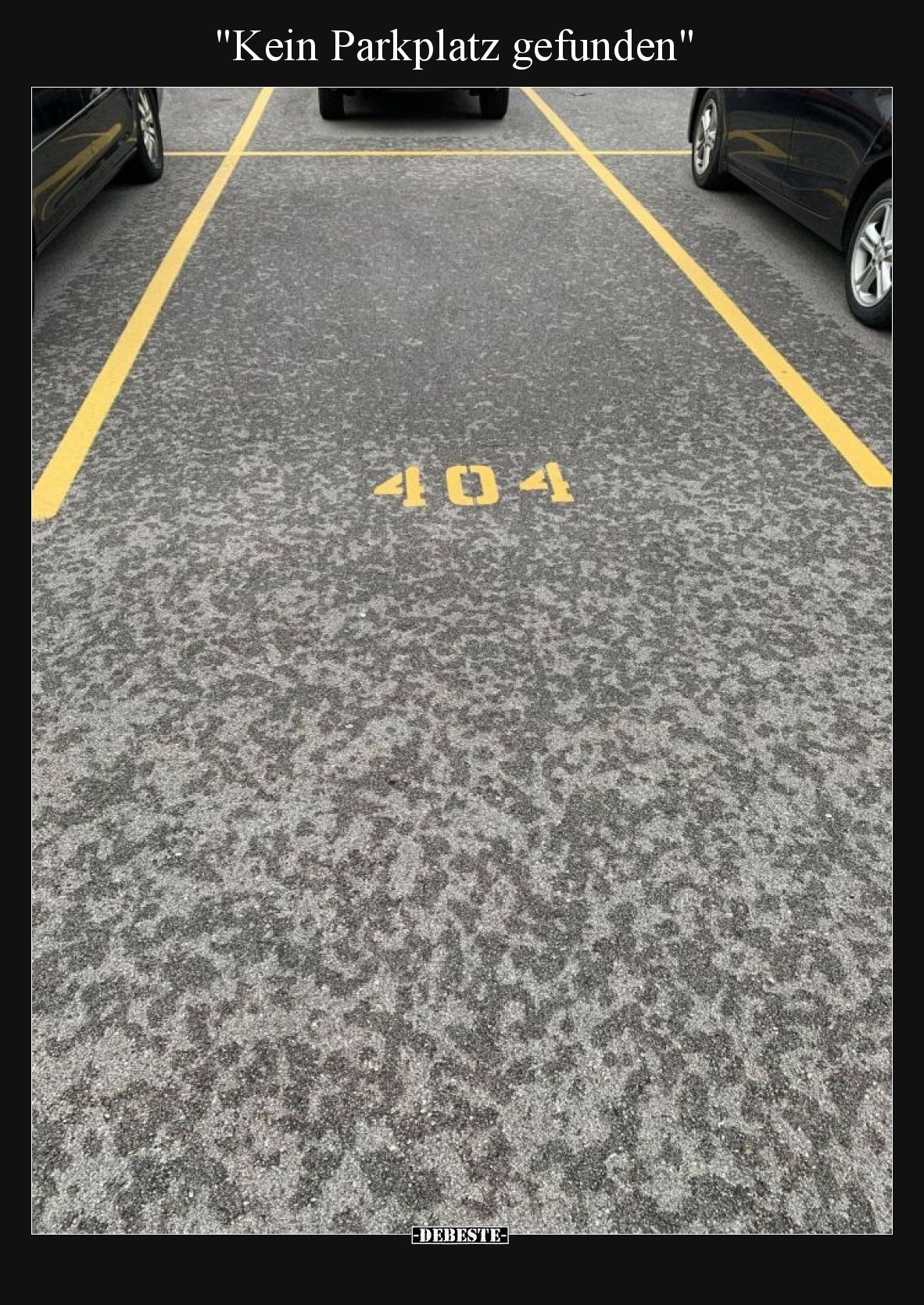 "Kein Parkplatz gefunden".. - Lustige Bilder | DEBESTE.de