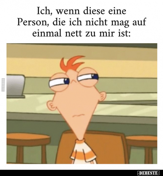 Ich, wenn diese eine Person, die ich nicht mag auf einmal.. - Lustige Bilder | DEBESTE.de