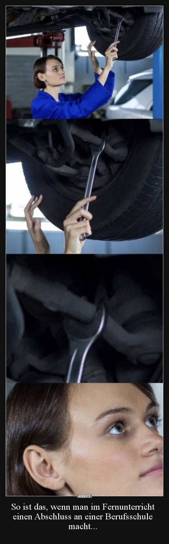 So ist das, wenn man im Fernunterricht einen Abschluss an..