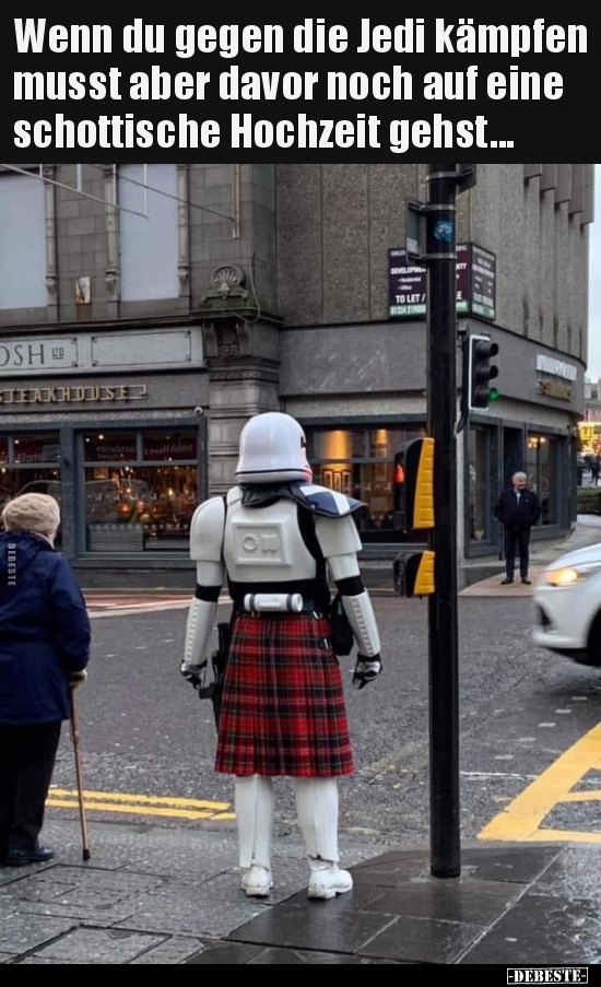 Wenn du gegen die Jedi kämpfen musst aber davor noch auf..