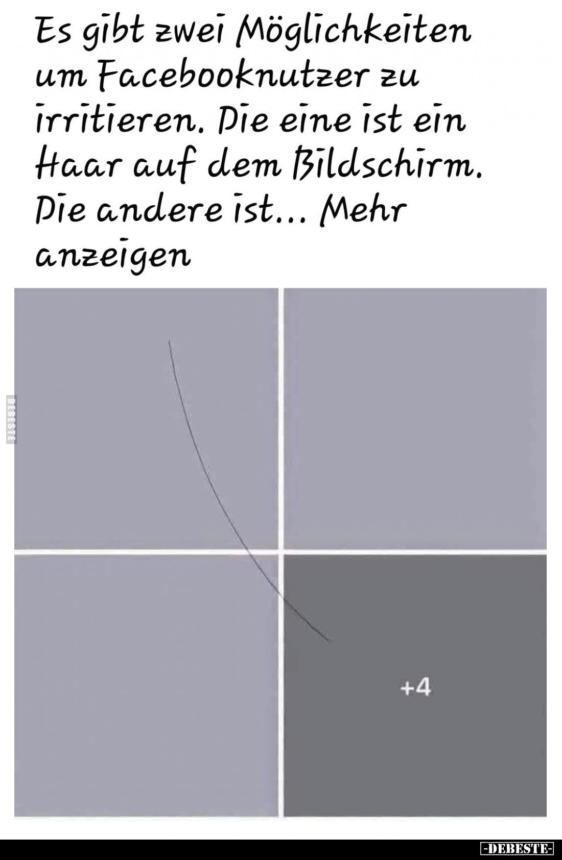 Es gibt zwei Möglichkeiten um Facebooknutzer... - Lustige Bilder | DEBESTE.de