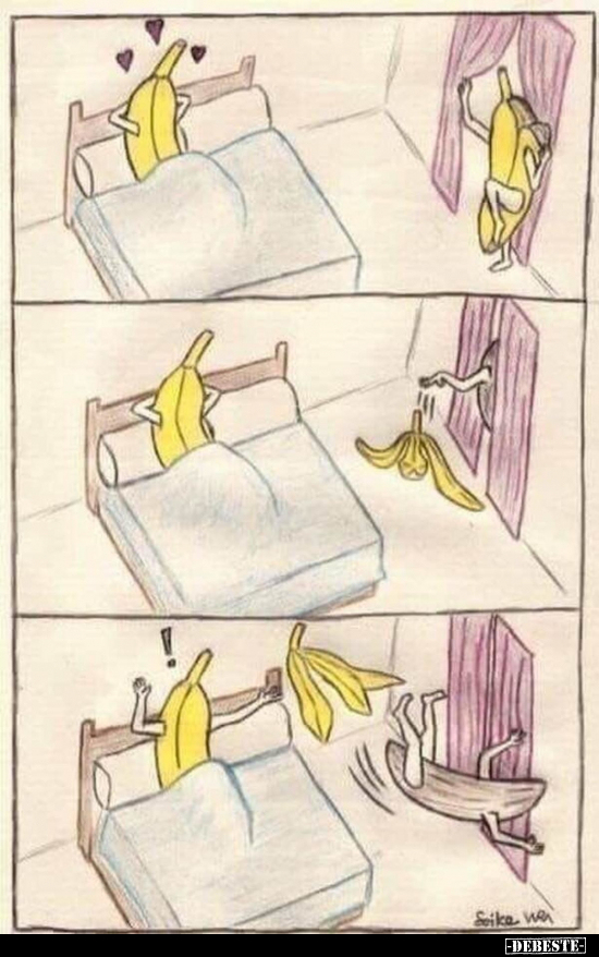 banane lustig, bananen