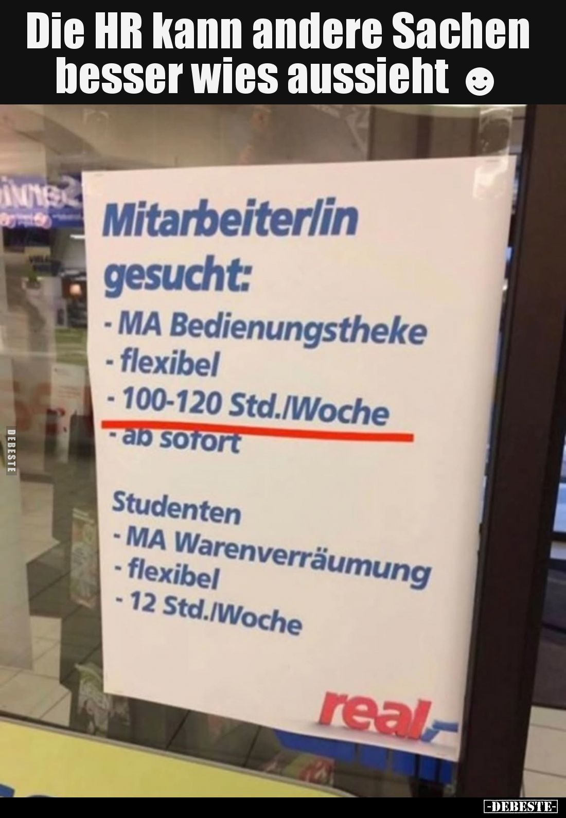 Die HR kann andere Sachen besser wies aussieht.