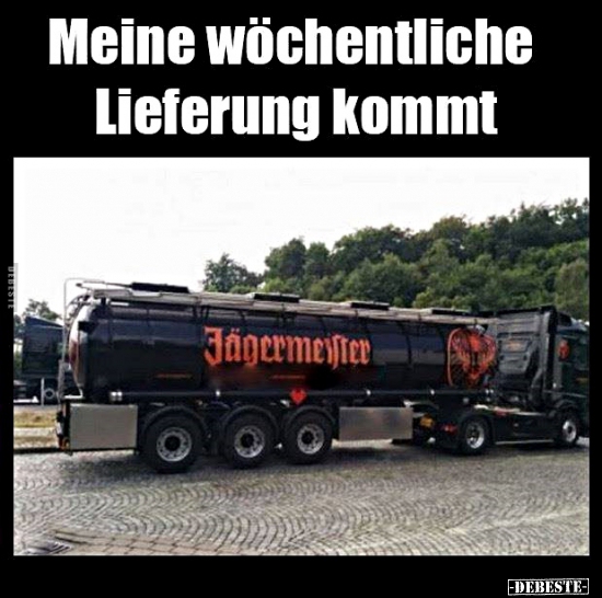 Meine wöchentliche Lieferung kommt..