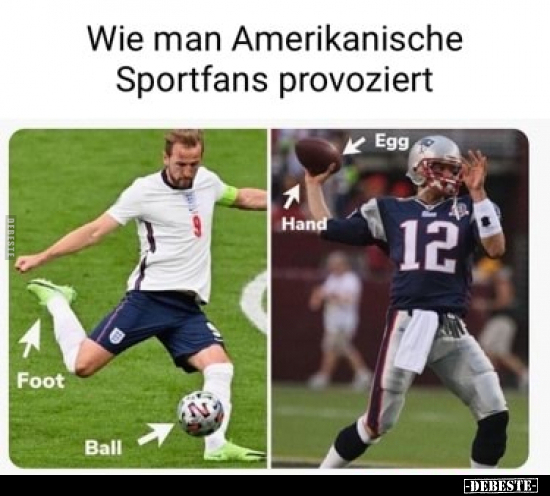 Wie man Amerikanische Sportfans provoziert.. - Lustige Bilder | DEBESTE.de