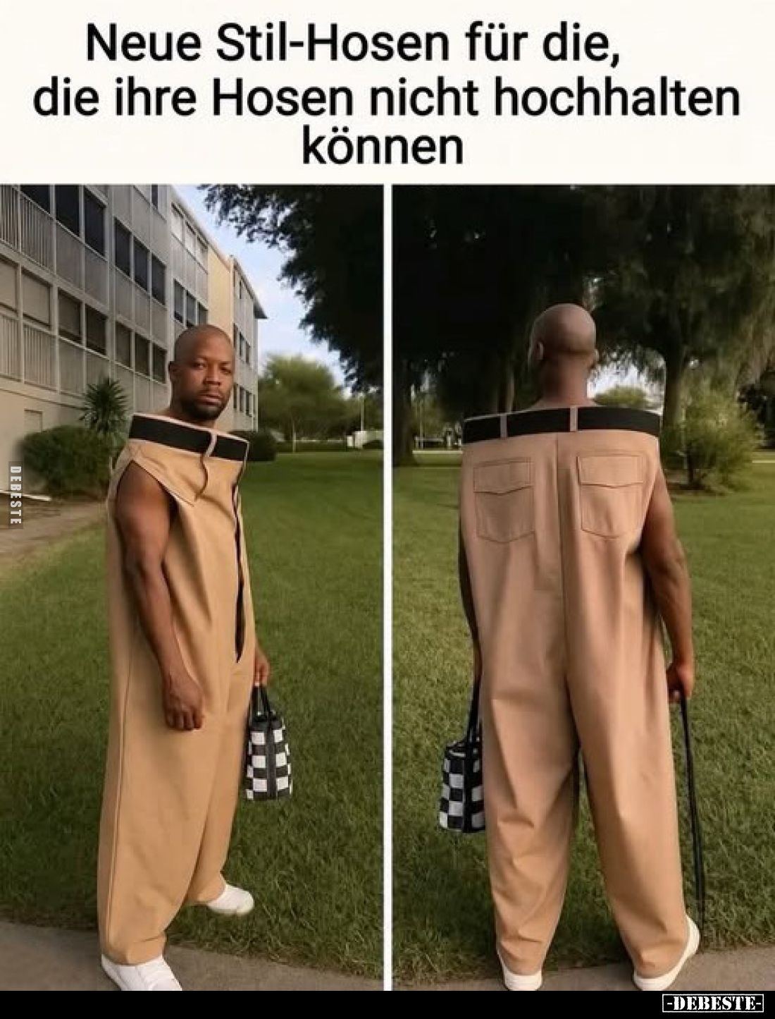 Neue Stil-Hosen für die, die ihre Hosen nicht hochhalten können.