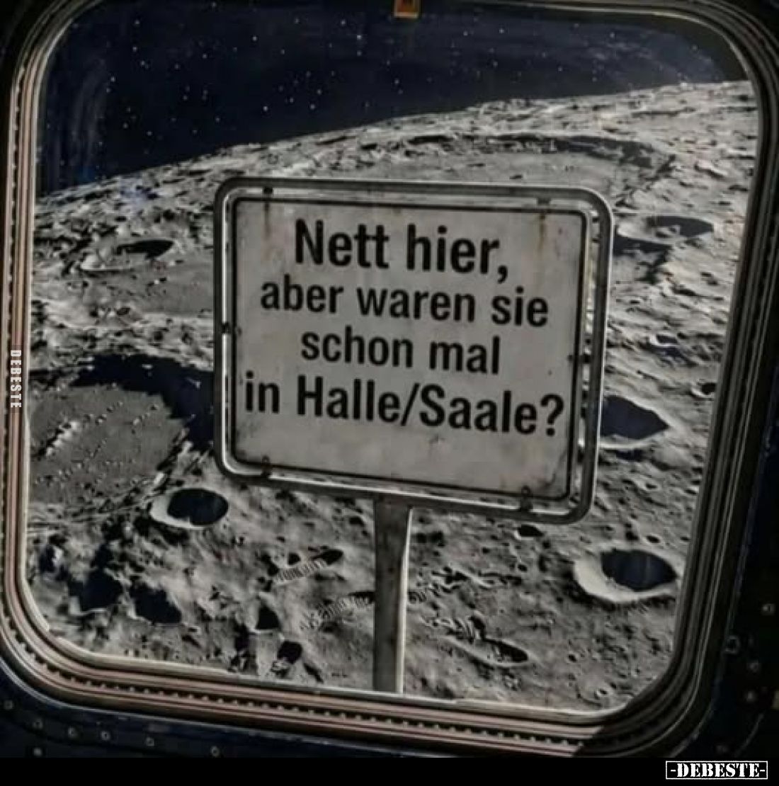 Nett hier, aber waren sie schon mal in Halle/Saale?.. - Lustige Bilder | DEBESTE.de