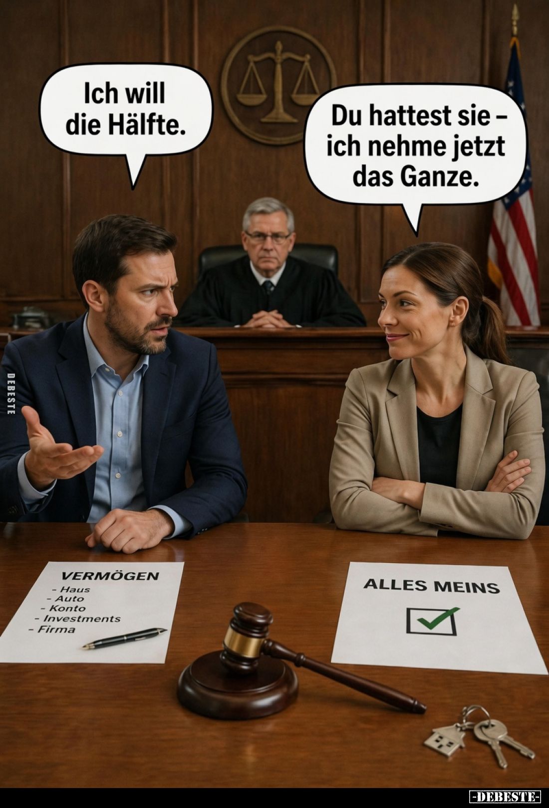 Ich will die Hälfte... - Lustige Bilder | DEBESTE.de