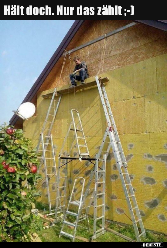 Hält doch. Nur das zählt ;-)
