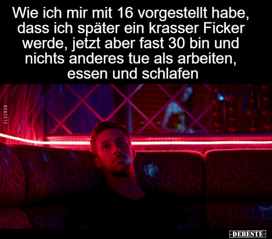 Wie ich mir mit 16 vorgestellt habe, dass ich später ein.. - Lustige Bilder | DEBESTE.de