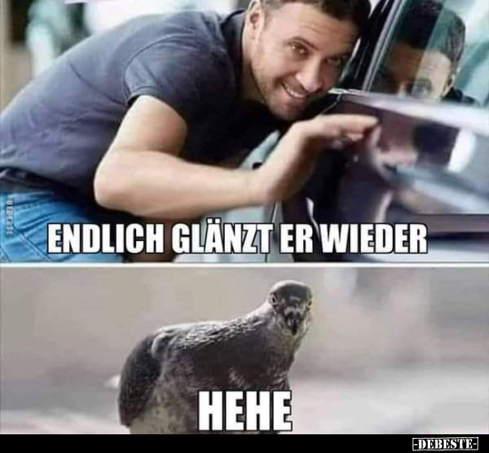 Endlich glänzt er wieder.

Hehe.