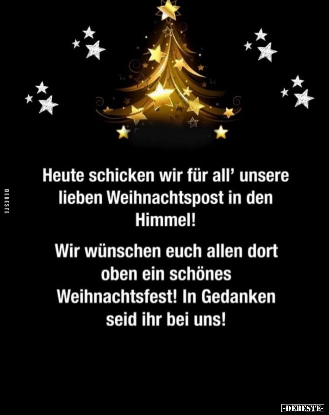 Heute schicken wir für all' unsere lieben Weihnachtspost in den Himmel!
Wir wünschen euch allen dort oben ein schönes Weihna...