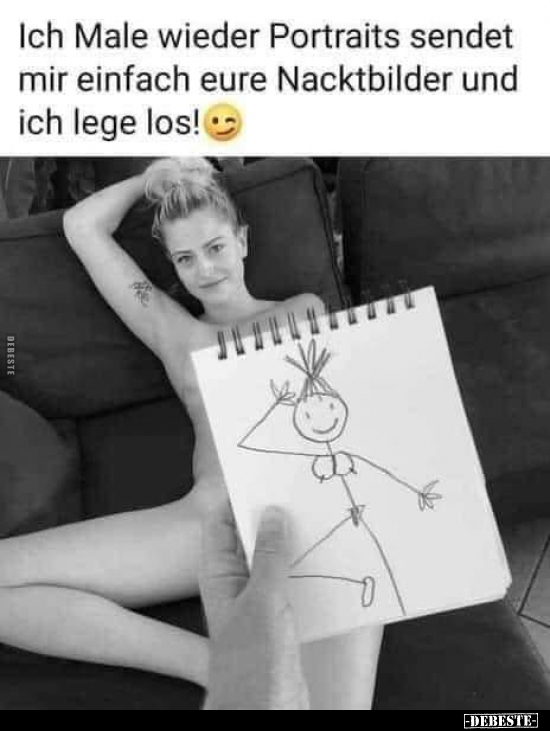 Ich Male wieder Portraits sendet mir einfach eure.. - Lustige Bilder | DEBESTE.de