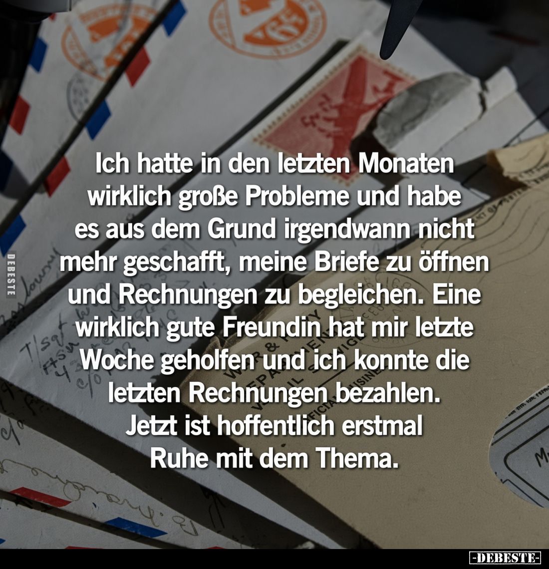 Ich hatte in den letzten Monaten wirklich große Probleme und habe es aus dem Grund irgendwann nicht mehr geschafft, meine Bri...