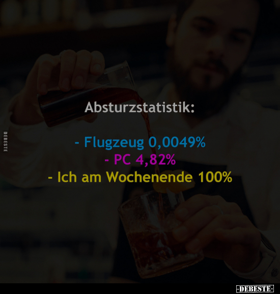 Absturzstatistik.. - Lustige Bilder | DEBESTE.de