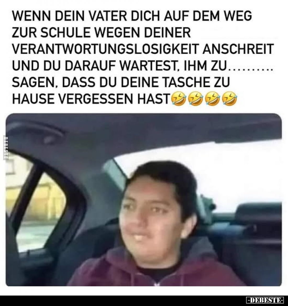Wenn dein Vater dich auf dem Weg zur Schule.. - Lustige Bilder | DEBESTE.de