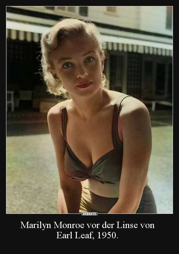 Marilyn Monroe vor der Linse von Earl Leaf, 1950... - Lustige Bilder | DEBESTE.de