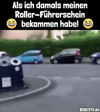 Als ich damals meinen Roller-Führerschein bekommen haben! - Lustige Bilder | DEBESTE.de