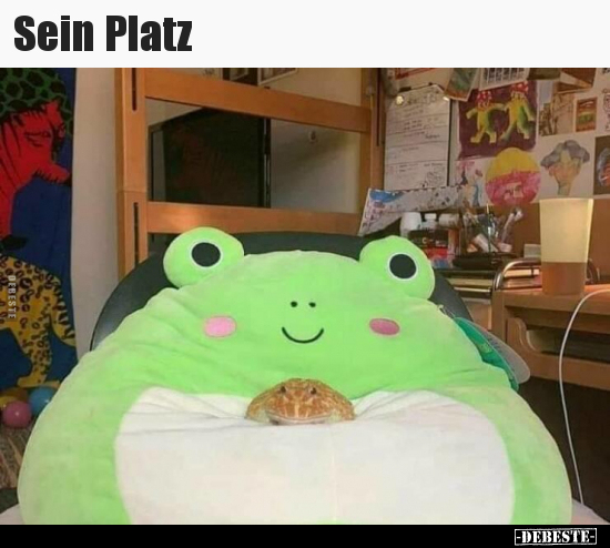 Sein Platz..