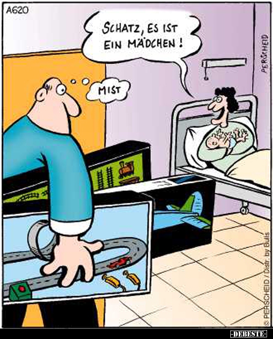 Schatz, es ist ein Mädchen!..
