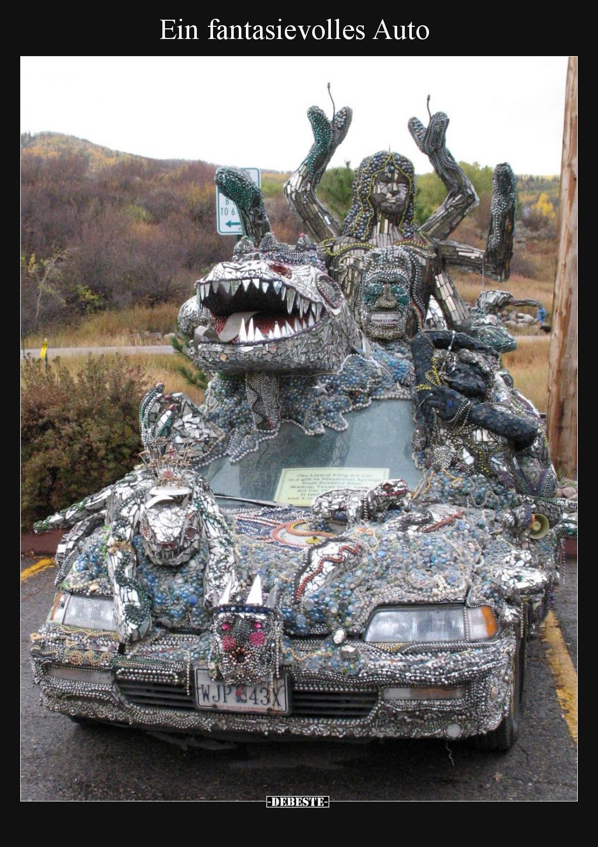 Ein fantasievolles Auto