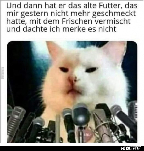 Und dann hat er das alte Futter.. - Lustige Bilder | DEBESTE.de