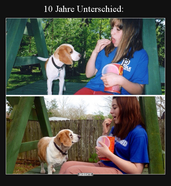 10 Jahre Unterschied..