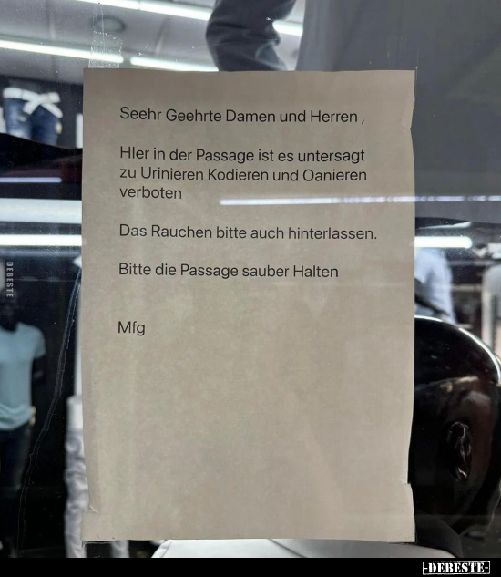 Seehr Geehrte Damen und Herren.. - Lustige Bilder | DEBESTE.de