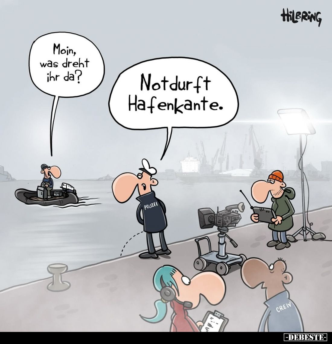 Moin, was dreht ihr da?
-
Notdurft Hafenkante.