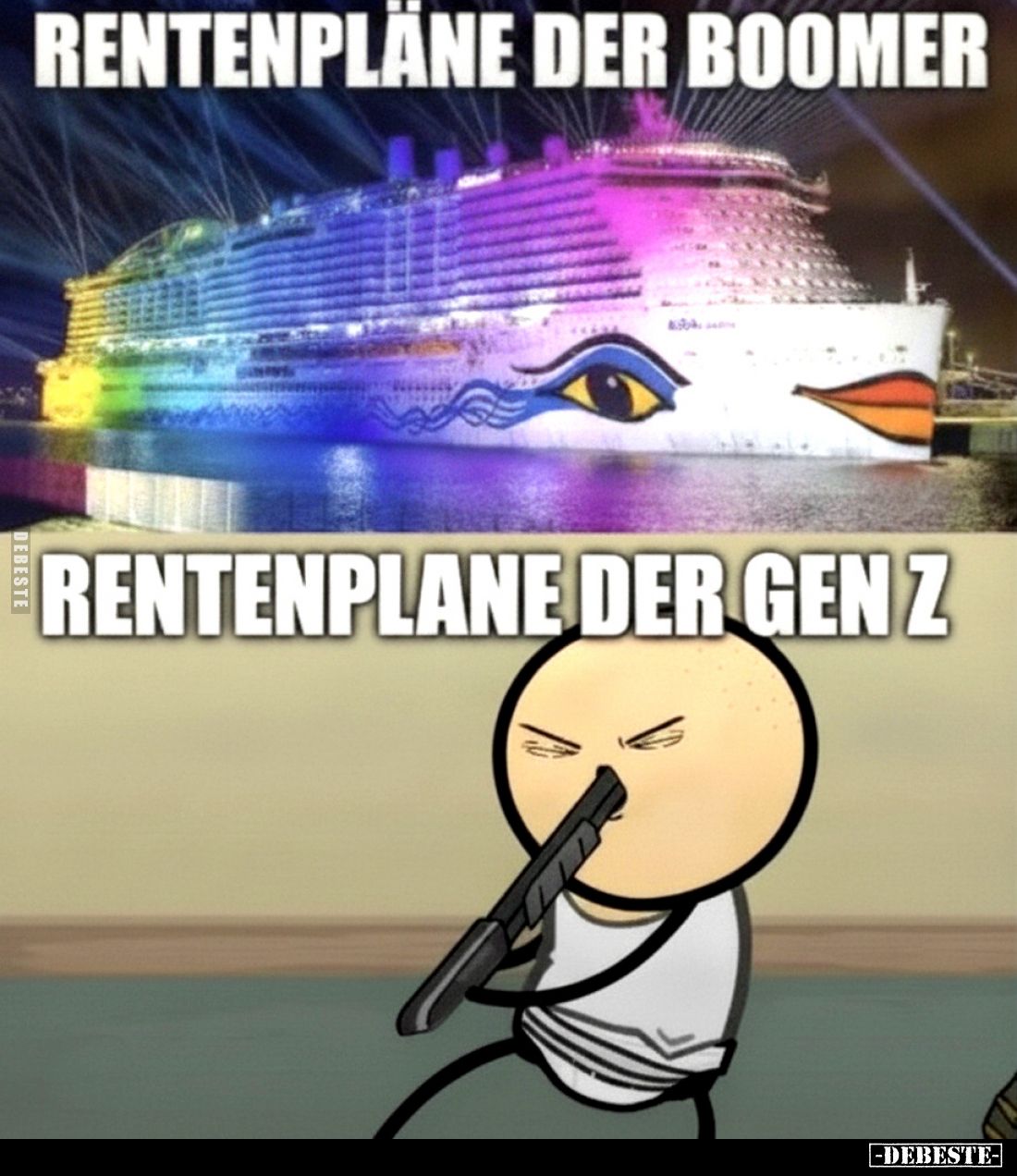 Rentenpläne der Boomer - Rentenpläne der Gen Z