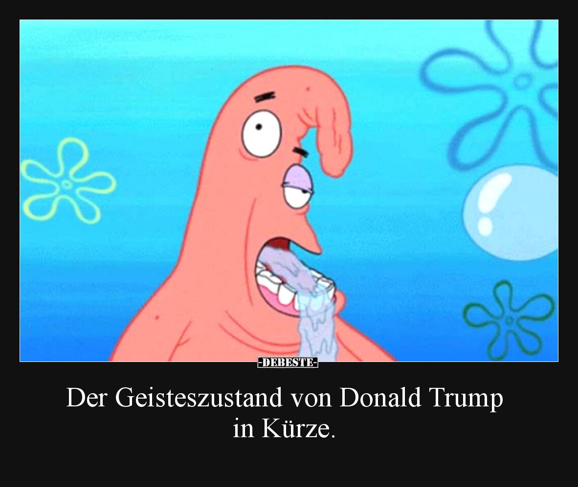 Der Geisteszustand von Donald Trump in Kürze... - Lustige Bilder | DEBESTE.de