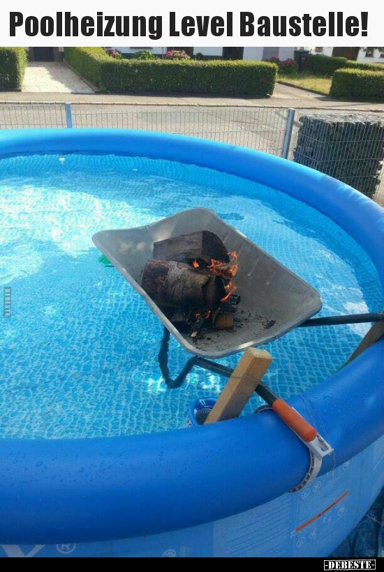 Poolheizung Level Baustelle!..