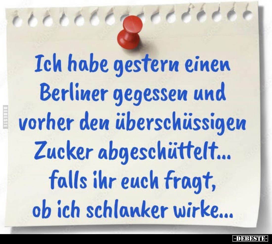 Ich habe gestern einen Berliner gegessen.. - Lustige Bilder | DEBESTE.de