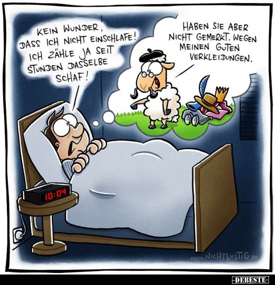 Kein Wunder, dass ich nicht einschlafe!.. - Lustige Bilder | DEBESTE.de
